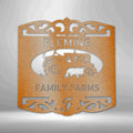 Personalized Classic Tractor Metal Sign | Farmhouse World