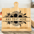 Personalized Cookbook Stand with Sunflowers | Farmhouse World
