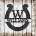 Personalized Horseshoe Sign | Farmhouse World