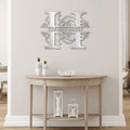 Personalized Split Letter Monogrammed Metal Sign | Farmhouse World