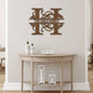Personalized Split Letter Monogrammed Metal Sign | Farmhouse World