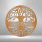 Personalized Tree of Life Metal Sign Wall Art | Farmhouse World