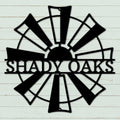 Personalized Windmill Steel Sign | Farmhouse World