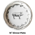 Pig Paper Plates - Dinner & Salad Dessert Sizes - 16 Pack | Farmhouse World
