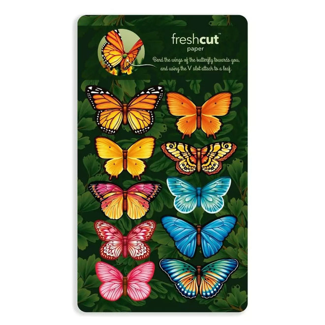 Pop-Up Flower Bouquet Greeting Card - Butterflies | Farmhouse World