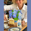 Pop-Up Flower Bouquet Greeting Card - Hydrangeas | Farmhouse World