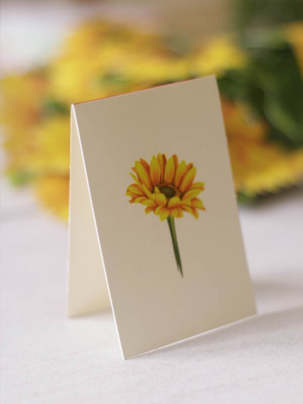 Pop-Up Flower Bouquet Greeting Card - Sunflowers | Farmhouse World