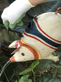 Retro Scooter Pig Watering Can for Indoor or Outdoor Use | Farmhouse World