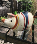 Retro Scooter Pig Watering Can for Indoor or Outdoor Use | Farmhouse World