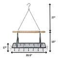 Rolling Pin Hanging Pot Rack | Farmhouse World