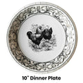 Rooster Paper Plates - 10" Dinner - 16 Pack | Farmhouse World