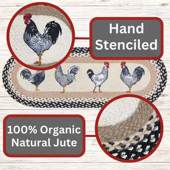 Roosters Table Runner | Farmhouse World