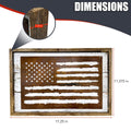 Rustic American Flag Wall Décor | Farmhouse World