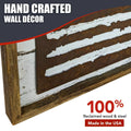 Rustic American Flag Wall Décor | Farmhouse World