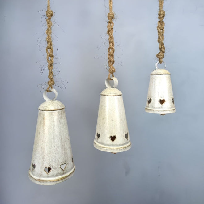 Rustic Elegant Wedding Bells: Set of 3 | Farmhouse World