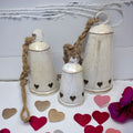 Rustic Elegant Wedding Bells: Set of 3 | Farmhouse World