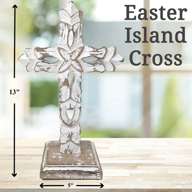 Rustic Farmhouse Table Cross | Farmhouse World