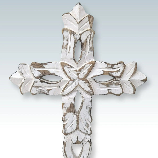 Rustic Farmhouse Table Cross | Farmhouse World