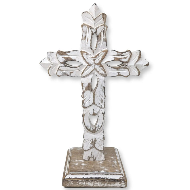 Rustic Farmhouse Table Cross | Farmhouse World