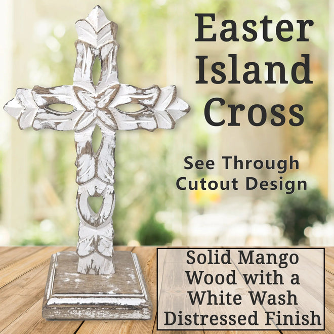 Rustic Farmhouse Table Cross | Farmhouse World