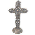Rustic Tabletop Wooden Cross - San Miguel | Farmhouse World