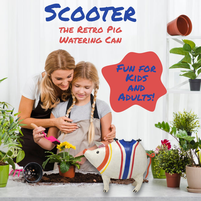 Fun Novelty Animal Metal Watering Cans | Farmhouse World