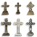 Standing Crosses for Table Decor | Handcarved Wood Cross Perfect for Christian Home Decor | Farmhouse World