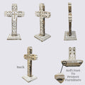 Standing Crosses for Table Decor | Handcarved Wood Cross Perfect for Christian Home Decor | Farmhouse World