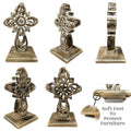 Standing Crosses for Table Decor | Handcarved Wood Cross Perfect for Christian Home Decor | Farmhouse World