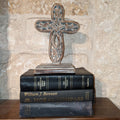 Standing Crosses for Table Decor | Handcarved Wood Cross Perfect for Christian Home Decor | Farmhouse World