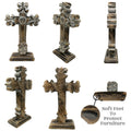 Standing Crosses for Table Decor | Handcarved Wood Cross Perfect for Christian Home Decor | Farmhouse World
