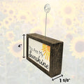 Tabletop Picture Frame Block - You Are My Sunshine 6x4" | Farmhouse World