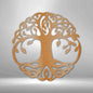 Tree of Life Metal Sign Wall Art | Farmhouse World