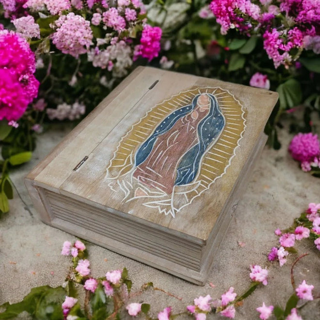 Virgin of Guadalupe Bible Box | Farmhouse World