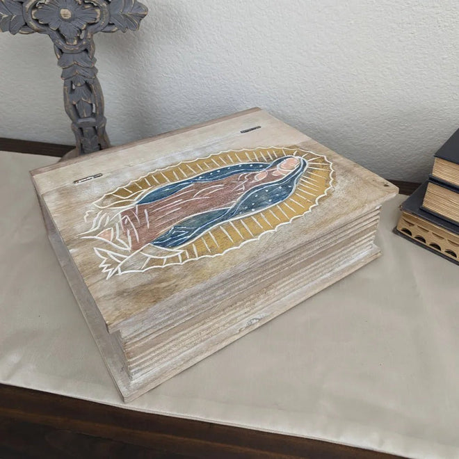 Virgin of Guadalupe Bible Box | Farmhouse World