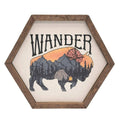 Wander Bison Sign | Farmhouse World
