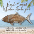 Wood Amberjack Fish | Farmhouse World