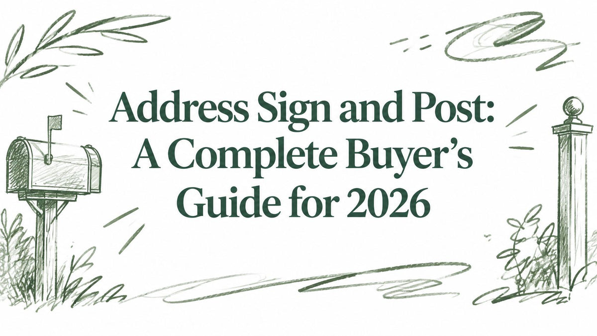 Address Sign and Post: A Complete Buyer's Guide for 2026