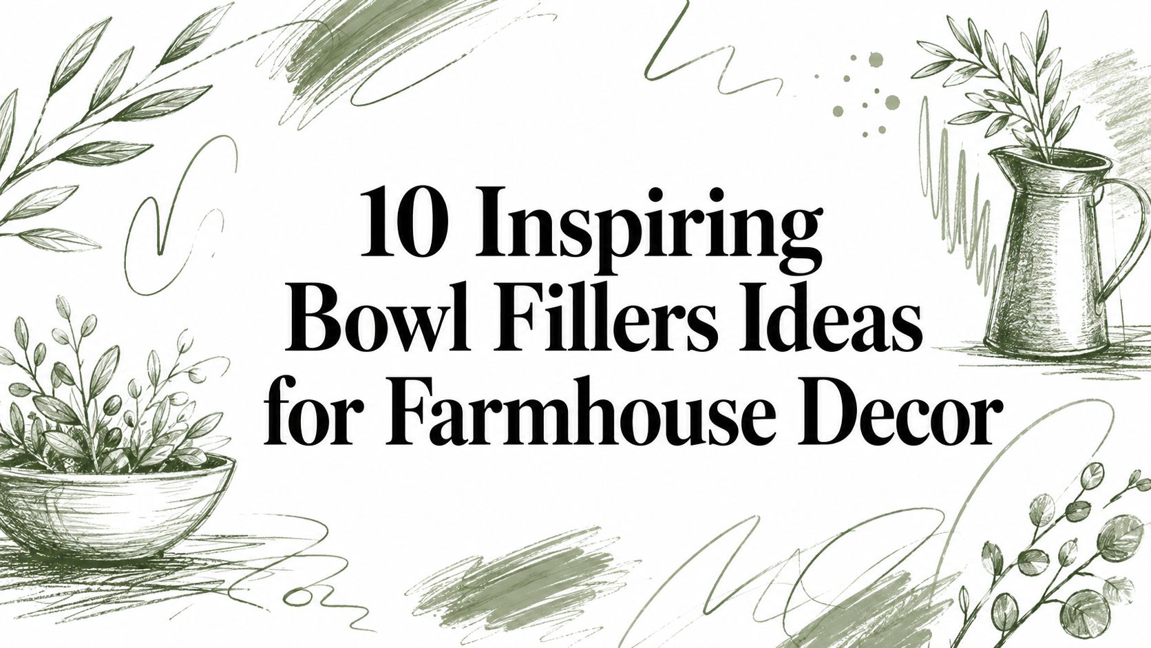 10 Inspiring Bowl Fillers Ideas for Farmhouse Decor