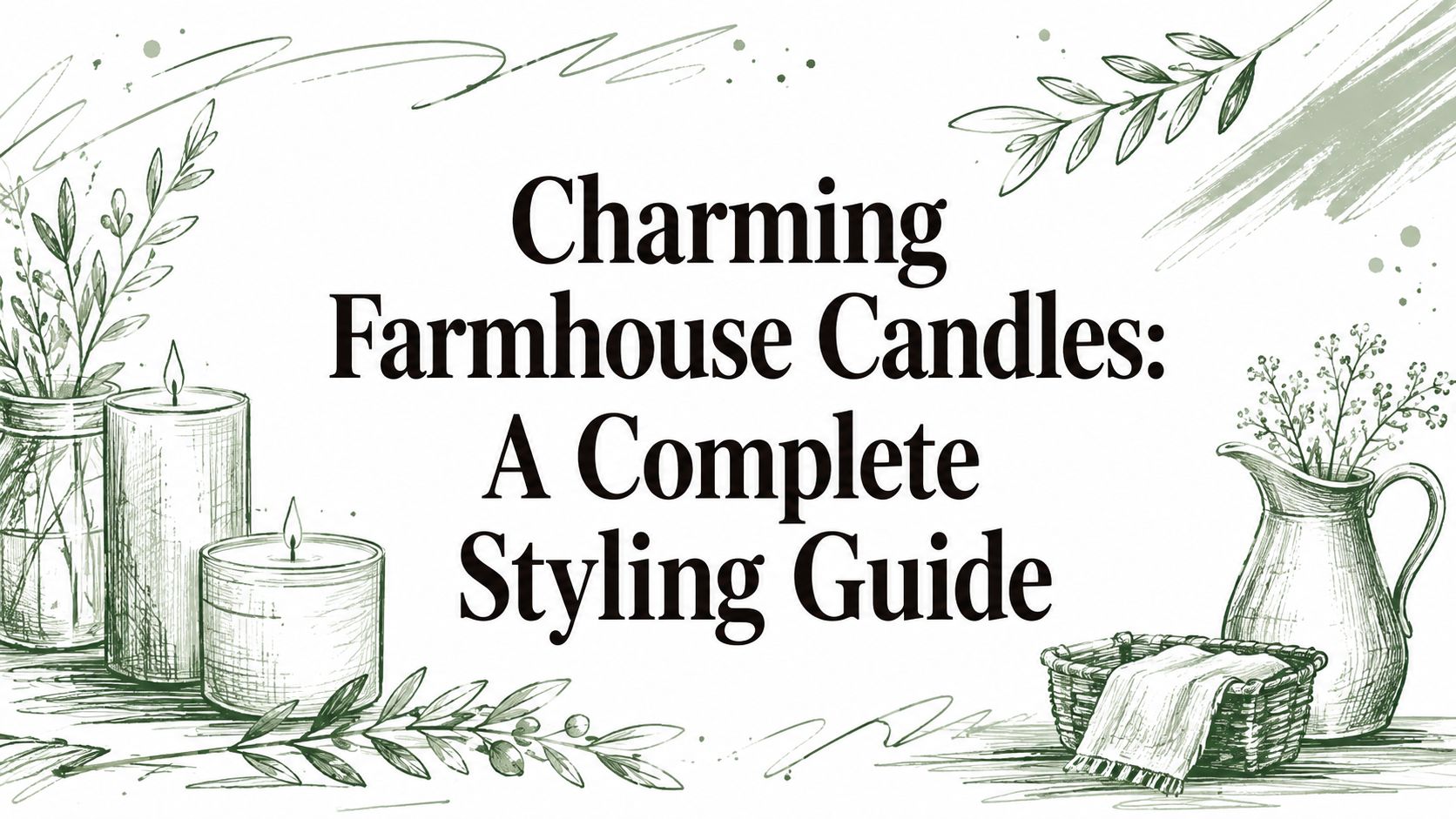 Charming Farmhouse Candles: A Complete Styling Guide
