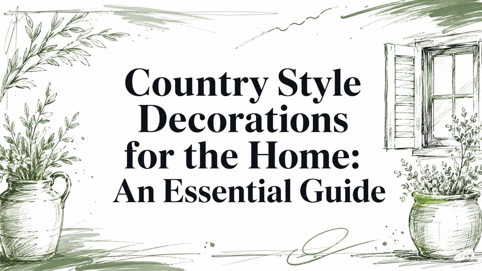 Country Style Decorations for the Home: An Essential Guide
