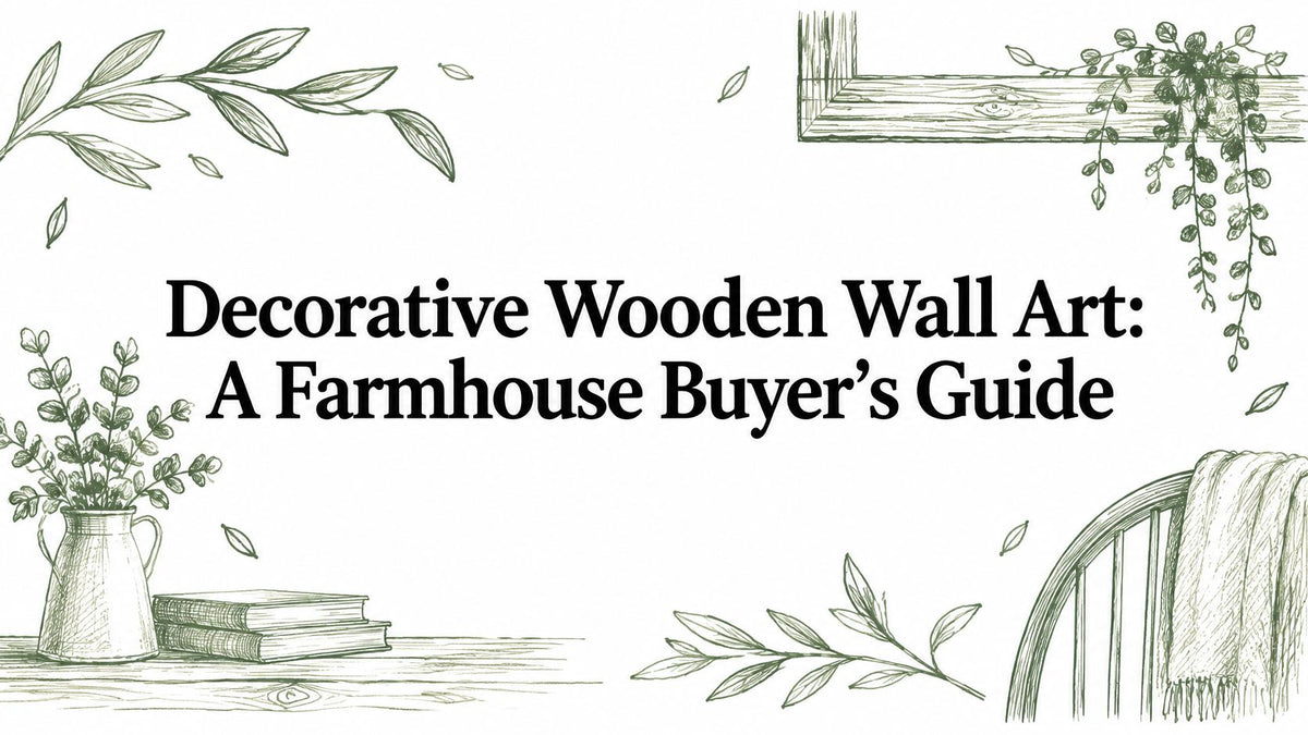 Decorative Wooden Wall Art: A Farmhouse Buyer's Guide