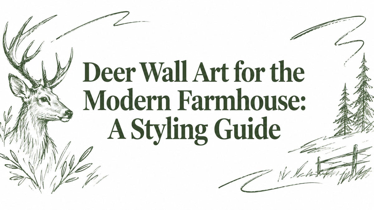 Deer Wall Art for the Modern Farmhouse: A Styling Guide