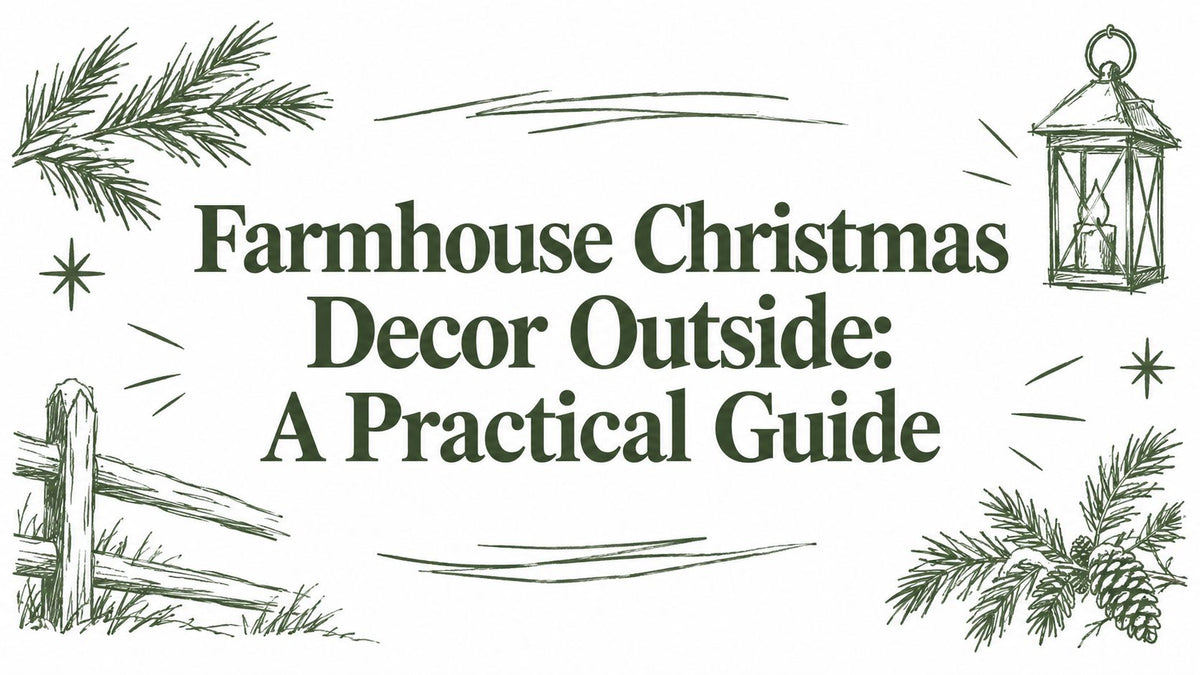 Farmhouse Christmas Decor Outside: A Practical Guide
