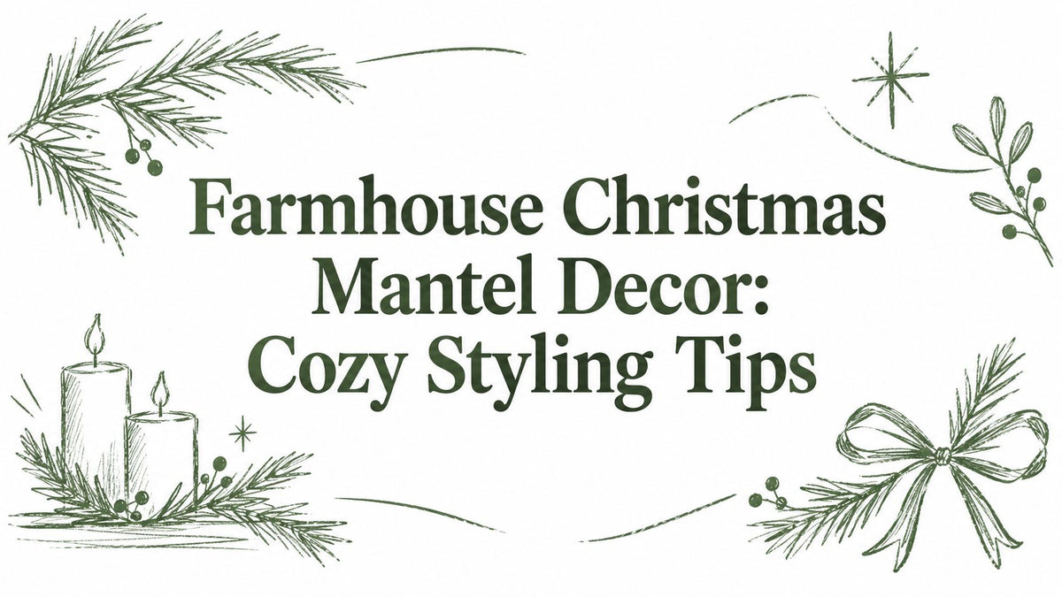 Farmhouse Christmas Mantel Decor: Cozy Styling Tips