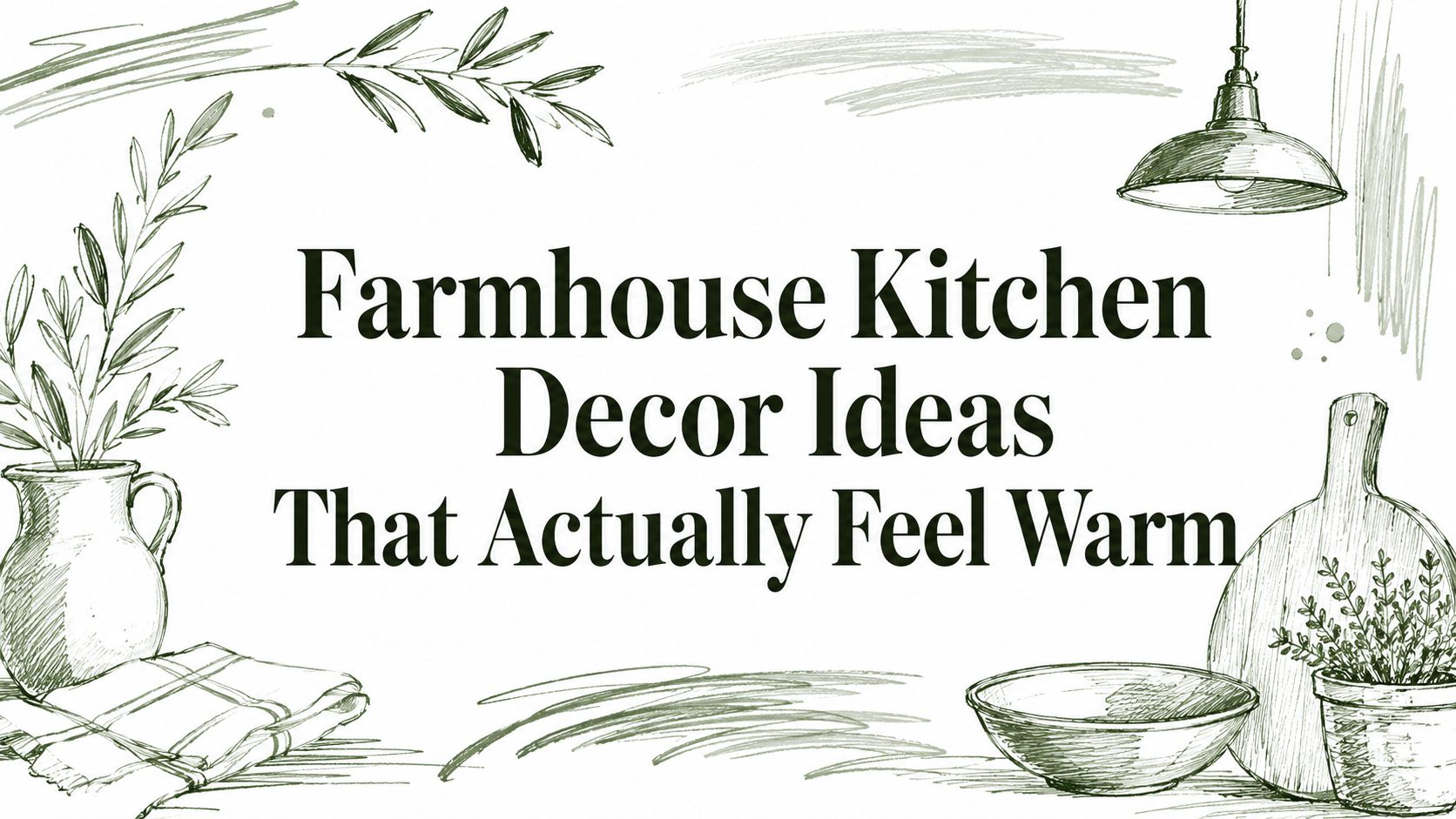 Farmhouse Kitchen Decor Ideas That Actually Feel Warm