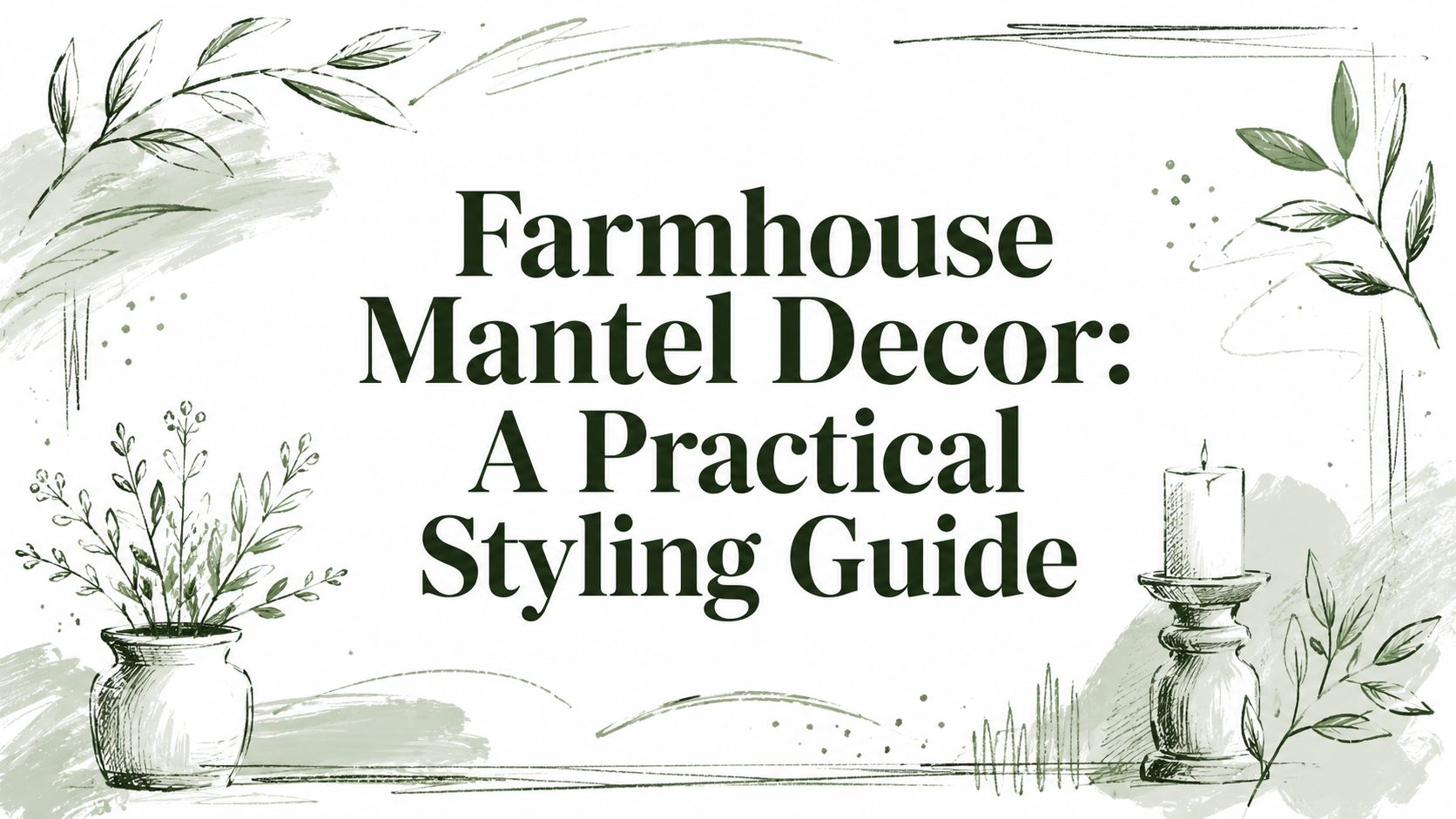 Farmhouse Mantel Decor: A Practical Styling Guide