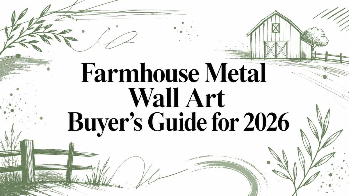 Farmhouse Metal Wall Art Buyer's Guide for 2026