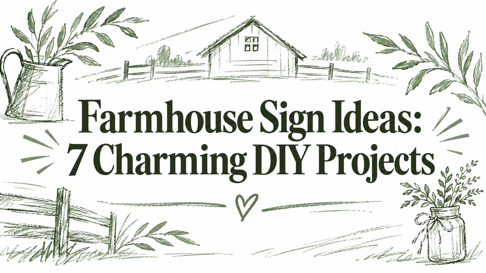 Farmhouse Sign Ideas: 7 Charming DIY Projects