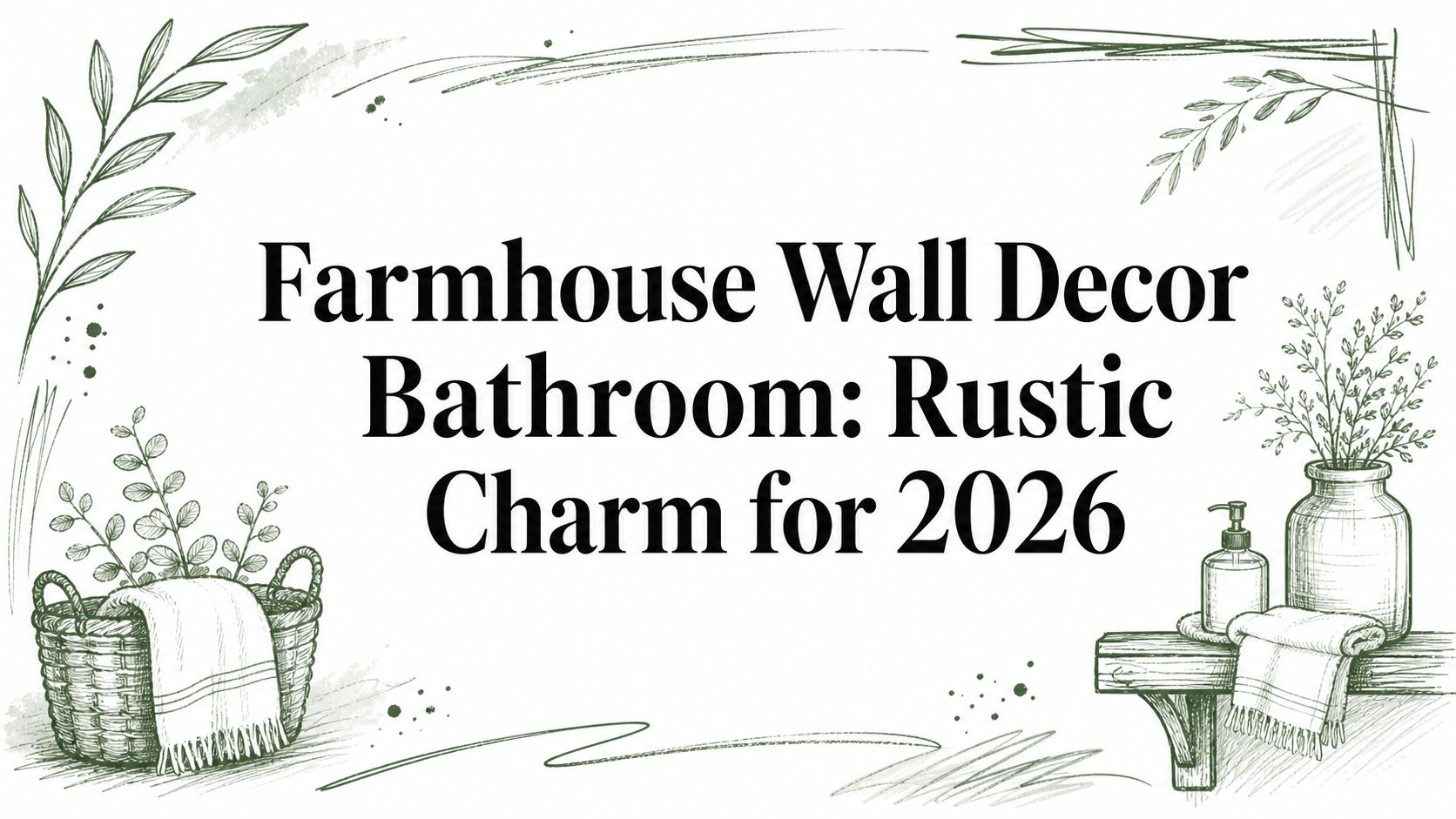 Farmhouse Wall Decor Bathroom: Rustic Charm for 2026